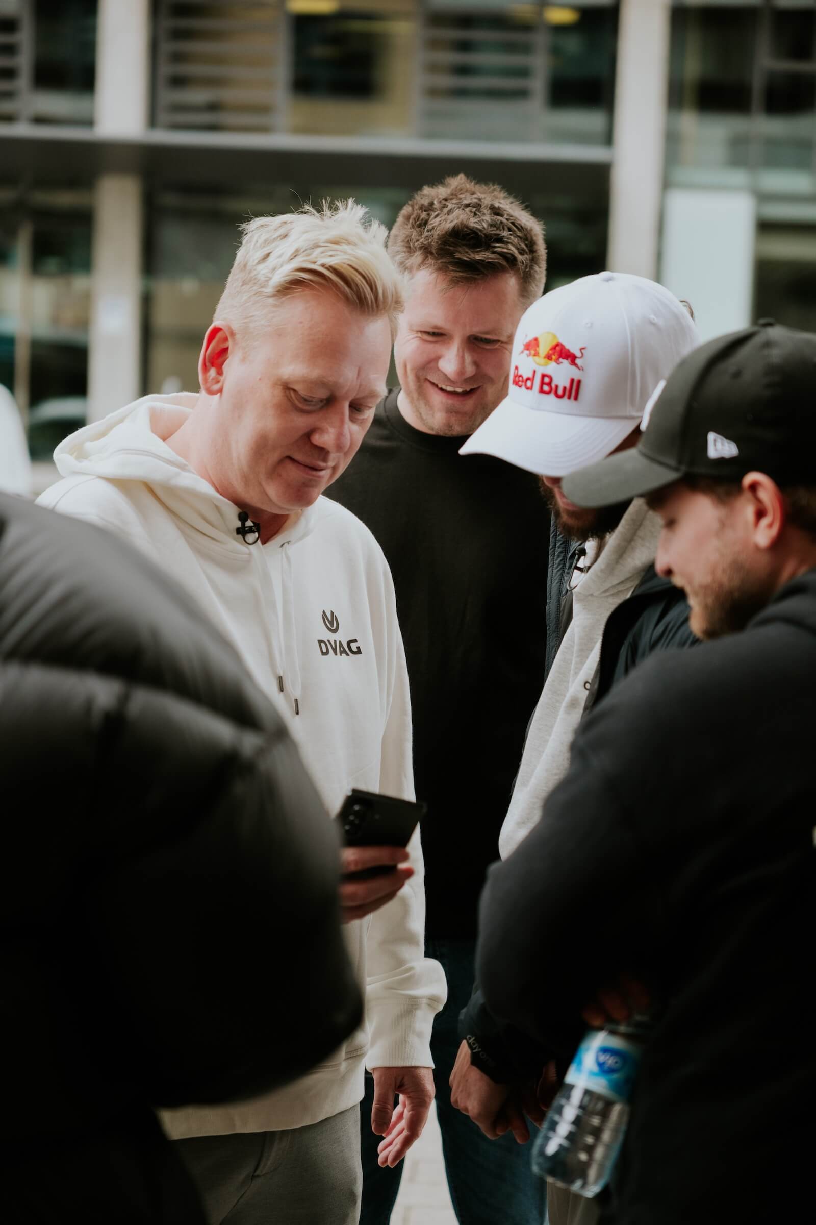 Jens Knossalla, Arda Saatci und Dustin Burchart bei Knossi meets powered by DVAG