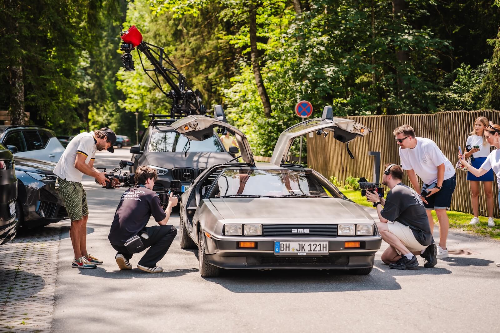 DeLorean bei Knossi meets DJ Ötzi
